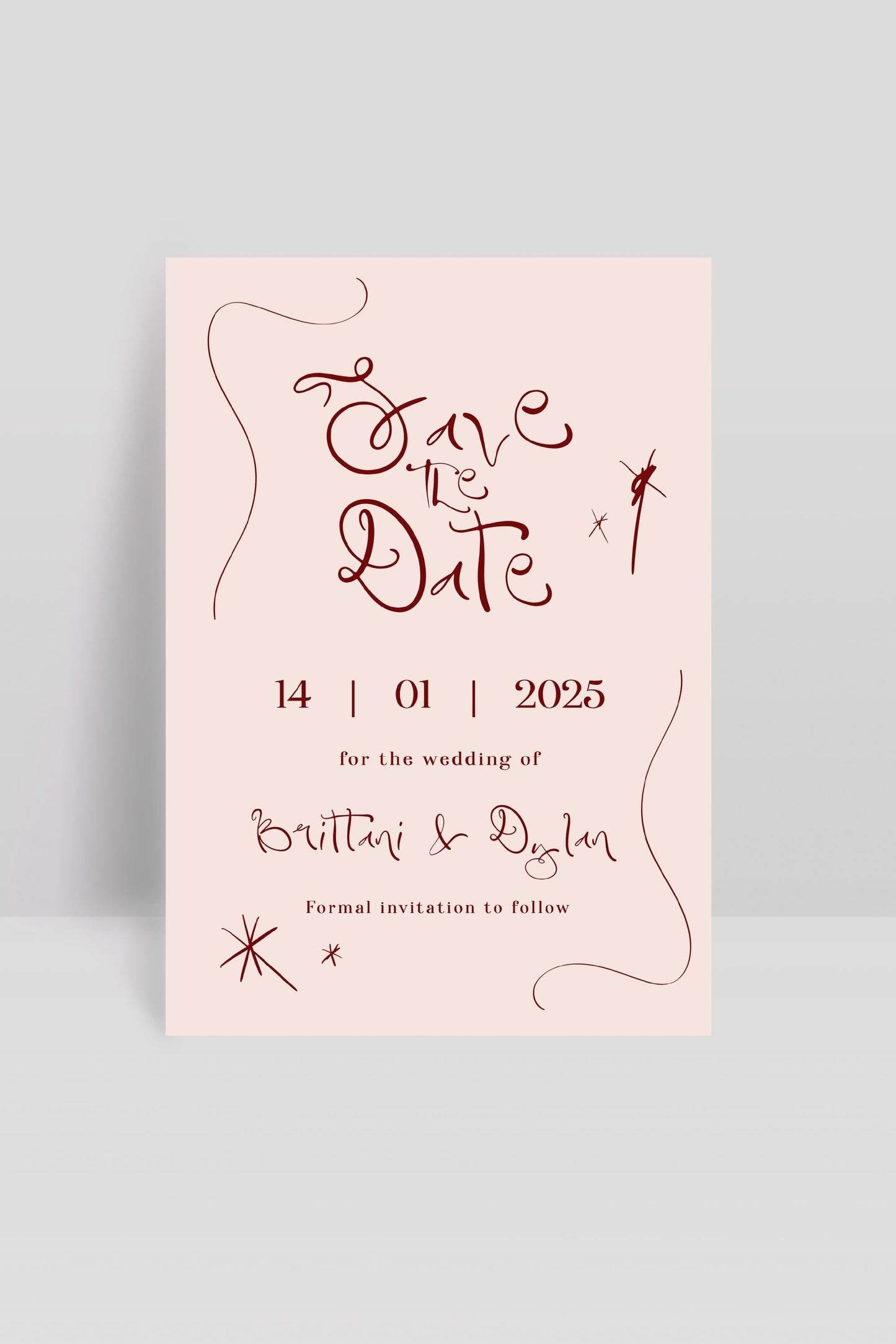 Save The Date Template