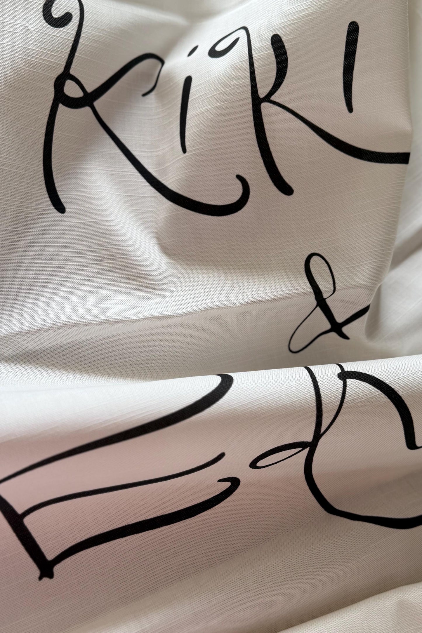 Double Banner Linen Sign