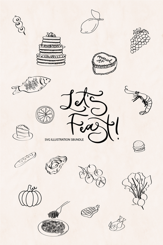 Feast Illustrations SVG Bundle