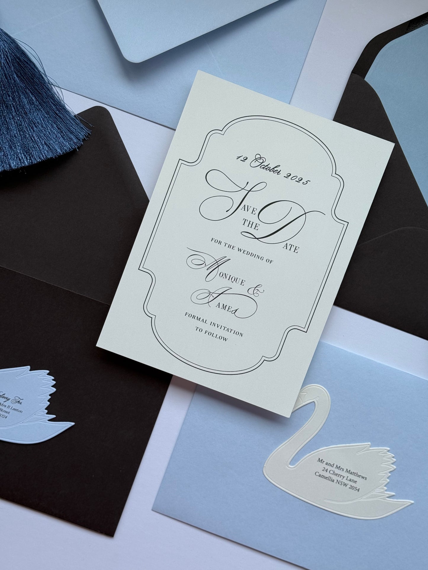 Swan Lake Save-The-Date Template