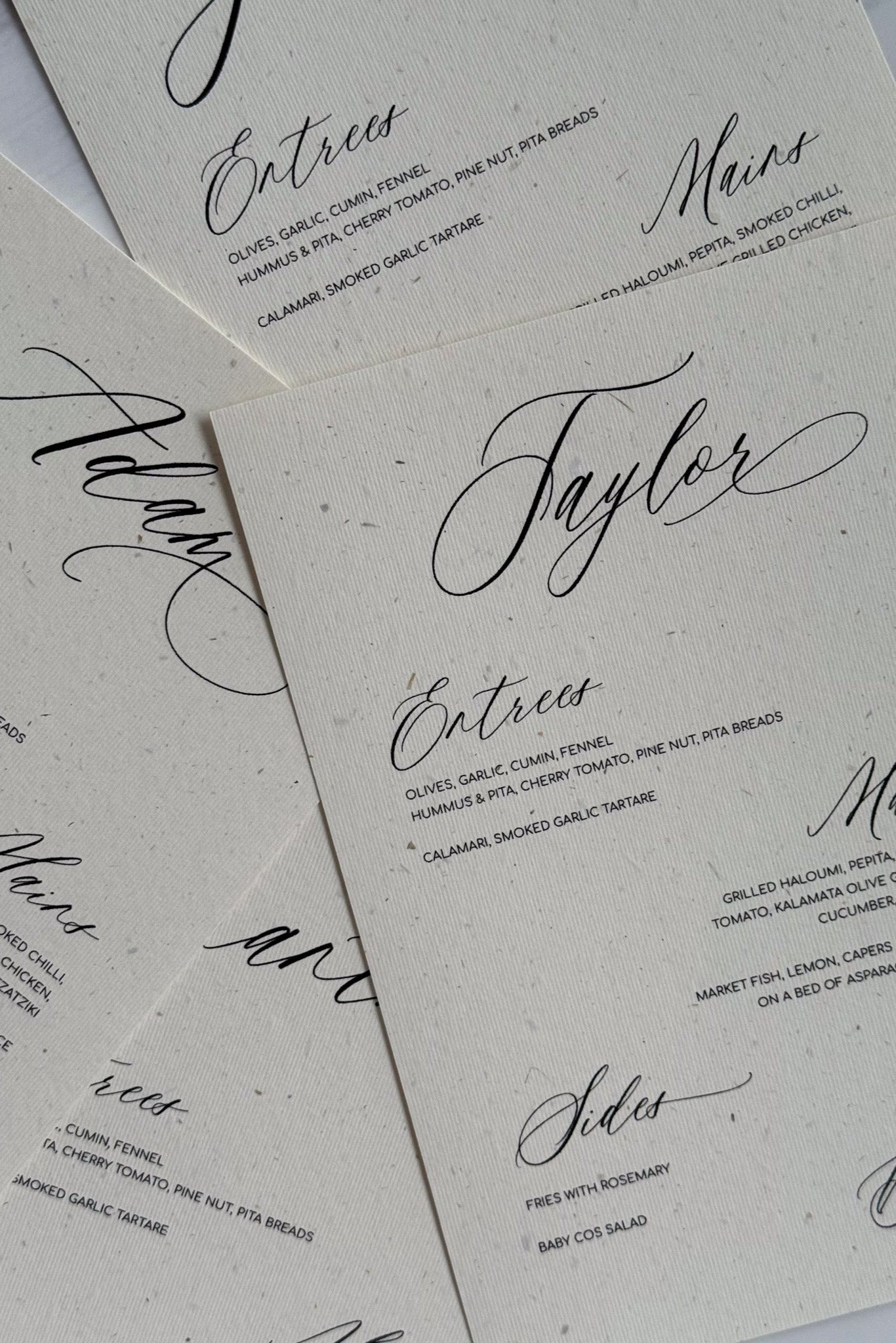 Fleur Menu Template