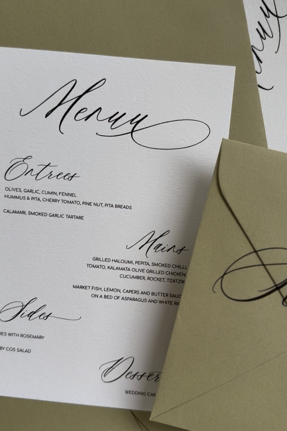 Fleur Menu Template