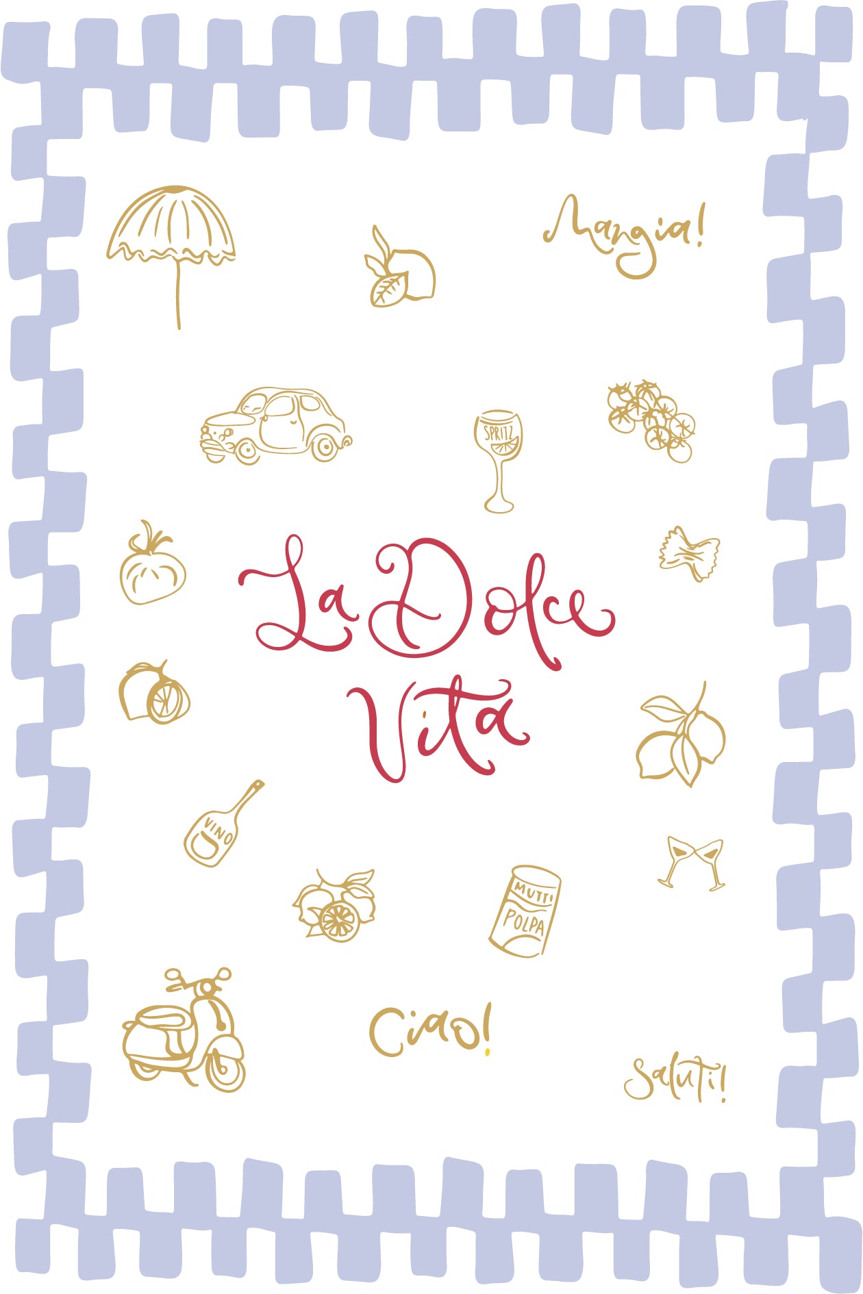 La Dolce Vita Illustrations SVG Bundle