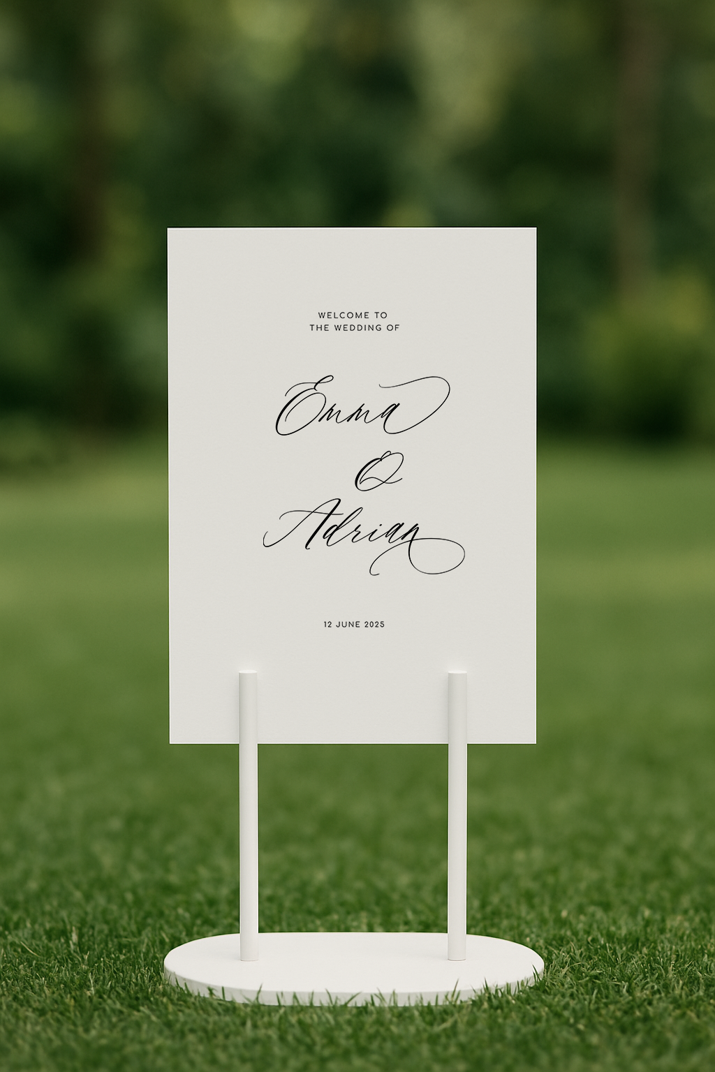 Fleur Welcome Sign Template
