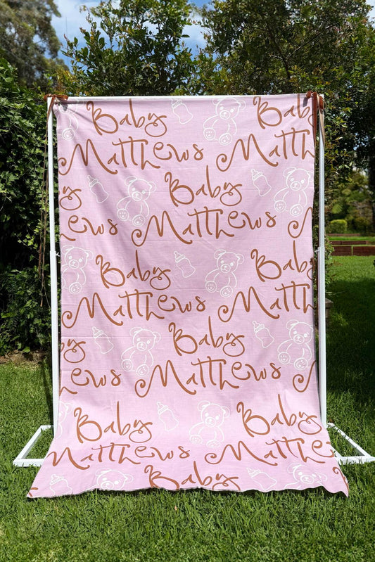 Size 5 Linen Sign