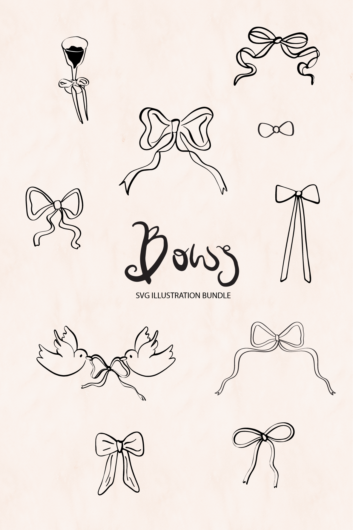 Bow Illustrations SVG Bundle