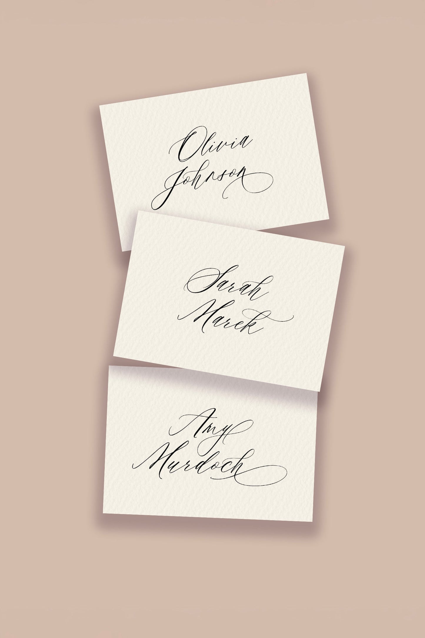 Fleur Place Card Template