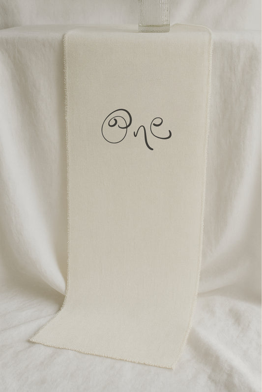 Linen Table Numbers - Whimsy Design