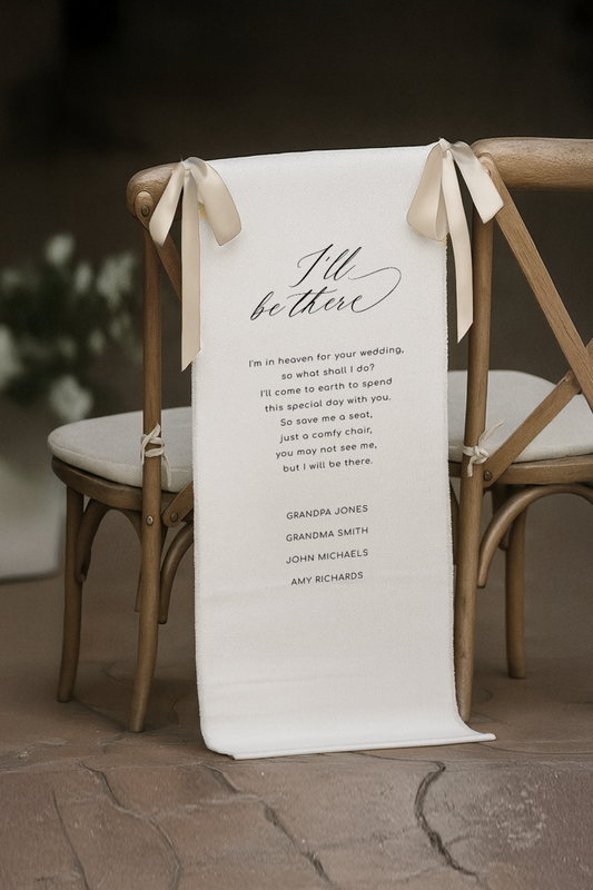 Size 1 Linen Sign - Memorial - Fleur Design