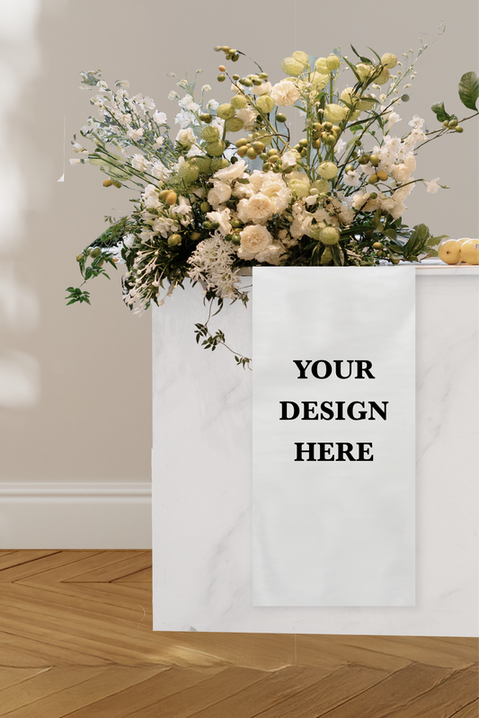 Size 1 Linen Sign - Print Your Own Design
