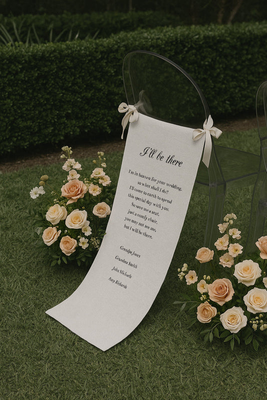 Size 1 Linen Sign - Memorial