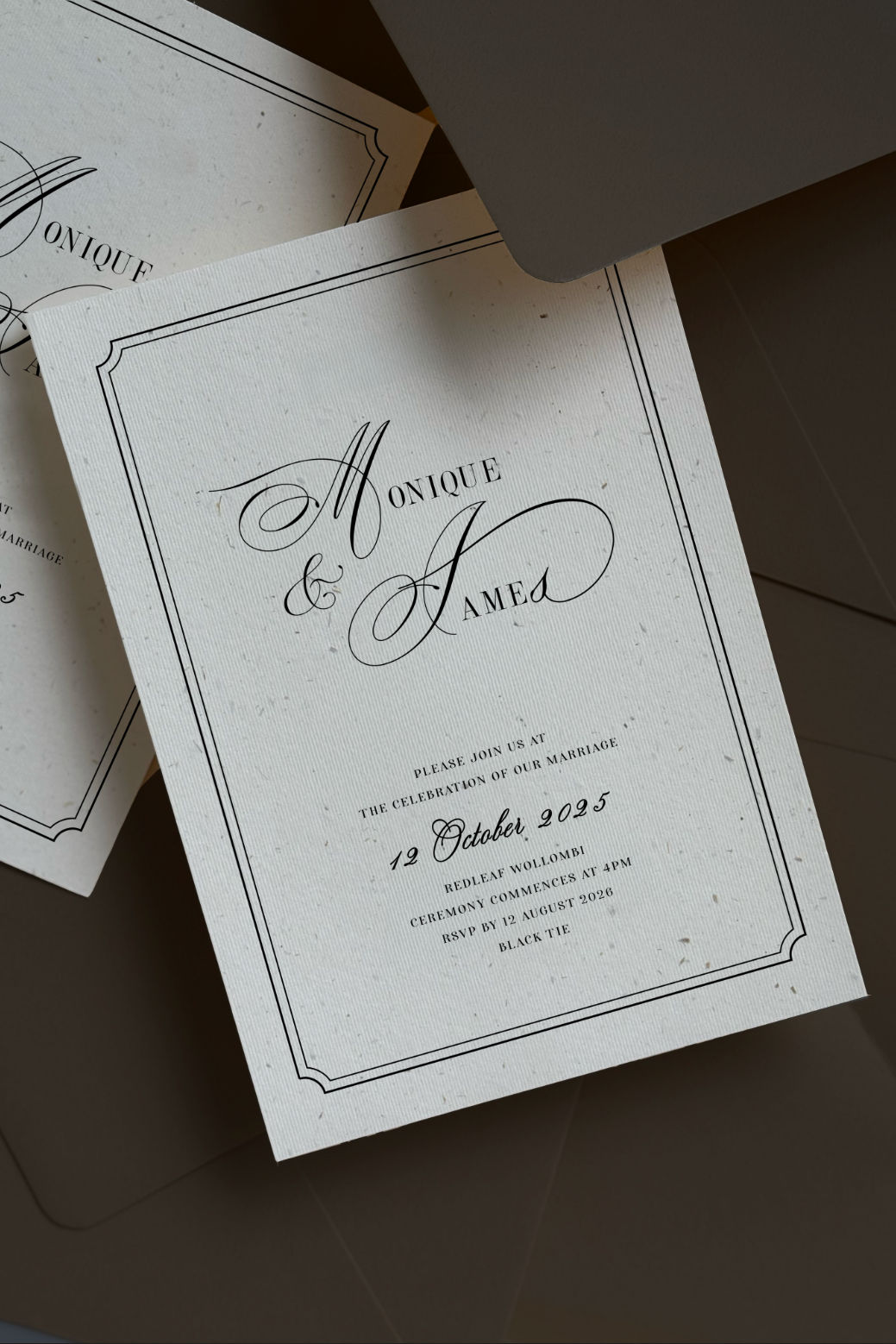 Swan Lake Invitation Template