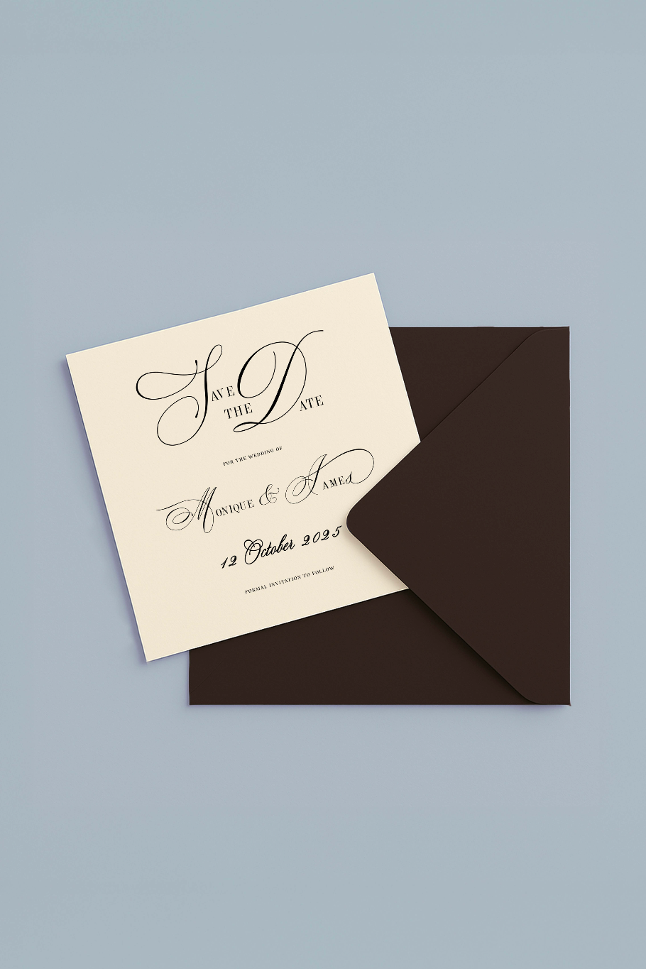 Swan Lake Save-The-Date Template