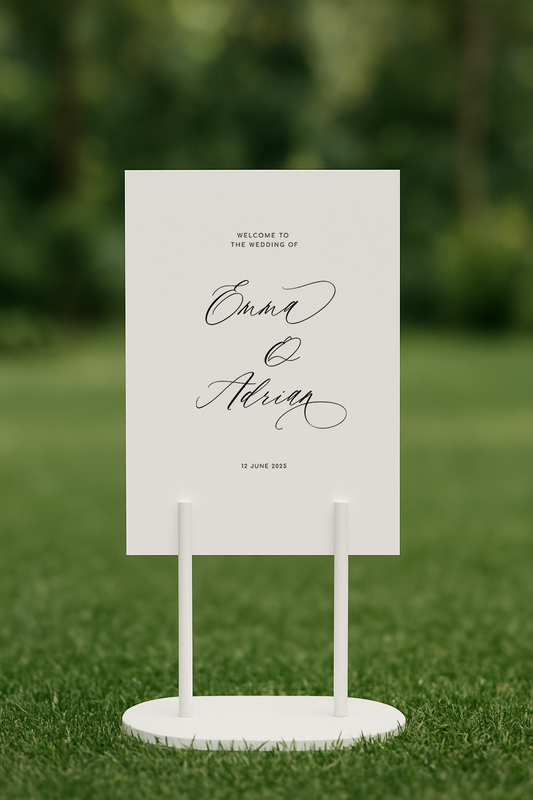 Fleur Welcome Sign Template