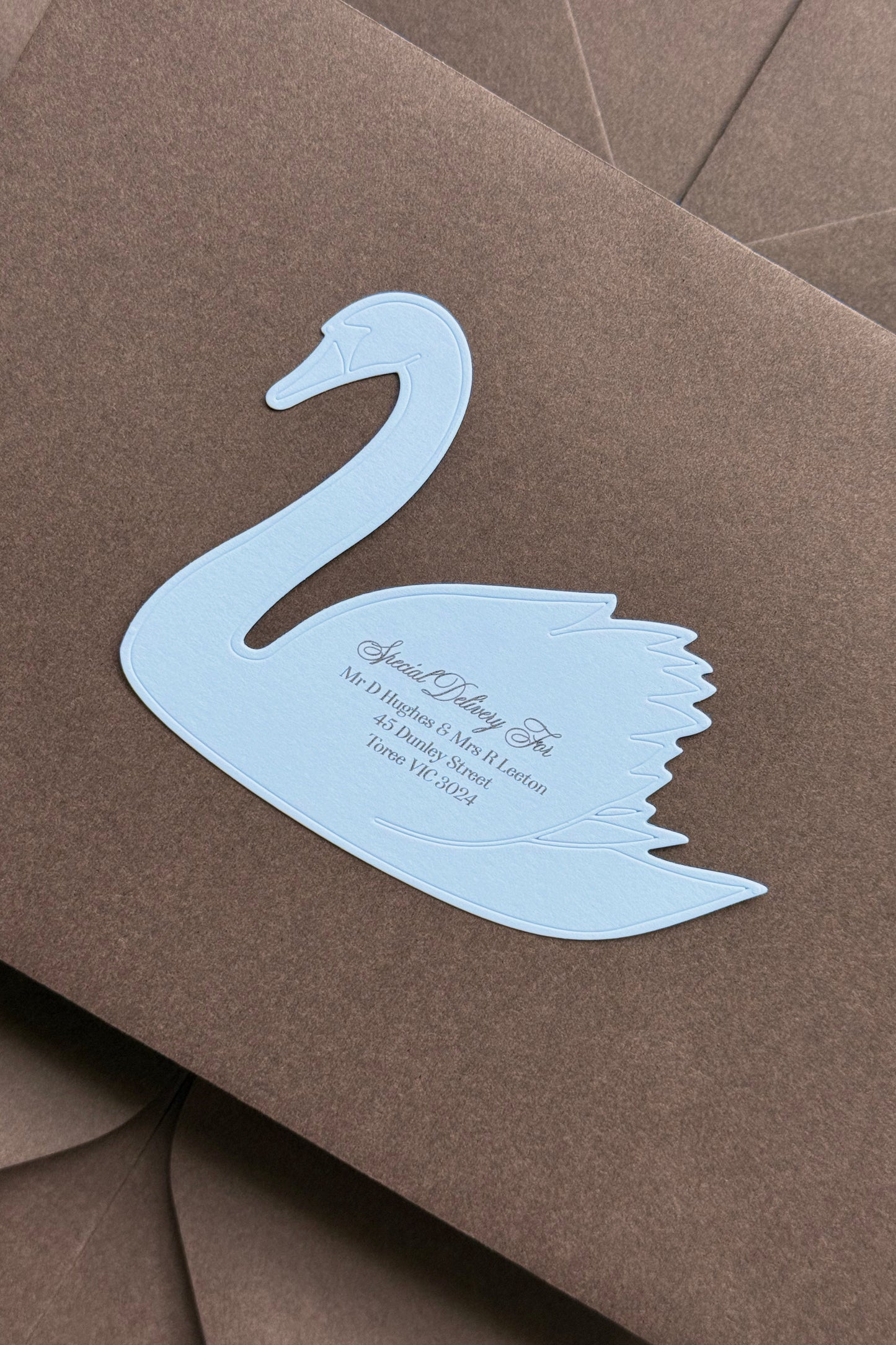 Swan Address Label Template