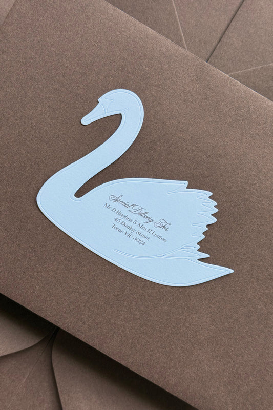 Swan Address Label Template